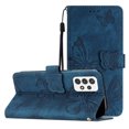thumbnail image 1 of Compatible with Samsung Galaxy A23 5G/ 4G Embossed Butterfly Case with Wallet and Kickstand Cover, 1 of 5