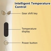 Hair Curler, Double Ceramic Curling Irons with 1.5 Rotating Barrel, 4 Temps & Timer