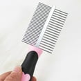 thumbnail image 4 of Pet Products Dog Bone Pattern Double Comb Steel Needle Comb Dog Comb Pet Hair Removal Comb Sled Dog Accessories, 4 of 4