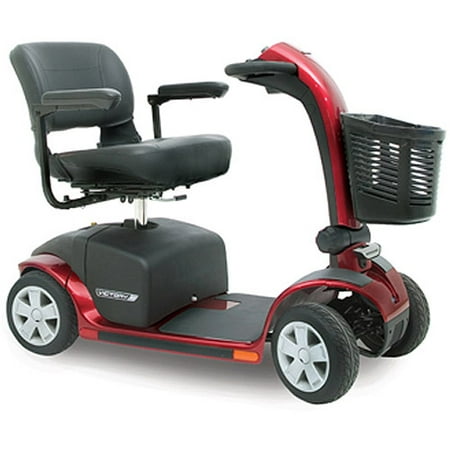 Pride Victory 10 Standard 4-Wheel Scooter, Red