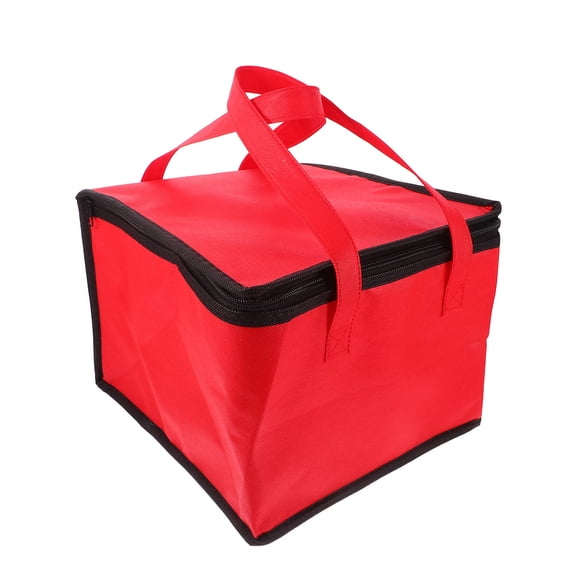 WHAMVOX 1Pcs Pizza Takeaway Bag Insulated for Outdoor Picnic 27X27X20Cm