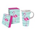 thumbnail image 4 of Cypress Ceramic Travel Cup, 17 OZ. ,w/box and Tritan Lid, Striped Flamingo, 4 of 4