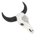 thumbnail image 1 of Decoración De Calaveras De Animales, Diseño De Simulación Resistente Decoración De Pared De Longhorn Exquisito Para Arte De Pared, 1 of 7