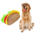 thumbnail image 3 of Flmtop Pet Cats Kitten Hamburger Shape Plush Bite-resistant Scratch Interactive Toy, 3 of 9