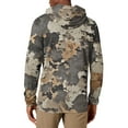 thumbnail image 4 of WTOBBY Men's Camo Print Hooded Sweatshirt, Loose Fit Casual Military Style Pullover for Outdoor Hunting, Durable Cotton Blend,Earthy Yellow 3XL, 4 of 6
