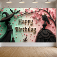 thumbnail image 2 of Witch Theme Banner Fairy Magic Halloween Decoration for Kids Party Fantasy Celebration, 2 of 2