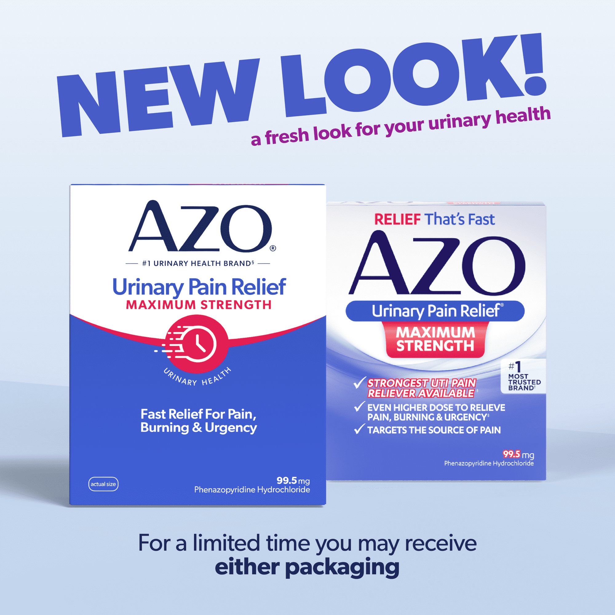AZO Urinary Pain Relief Maximum Strength Tablets, HSA/FSA Eligible, Fast Relief, 24 Count