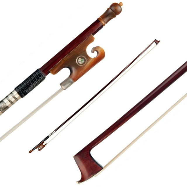 Eccomum Pernambuco 4/4 Full Size Violin Fiddle Bow Well Balanced Horn Style