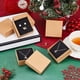thumbnail image 2 of Juego de 16 cajas de cartón Kraft para joyería, caja cuadrada de cartón para regalo, 2 of 7