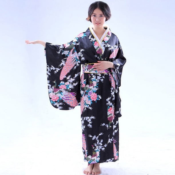 Traje antiguo estilo kimono para dama, ropa de cocina, guión, kimono de talla grande