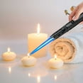 thumbnail image 4 of Encendedor de antorcha de llama azul a prueba de viento | Bolígrafo rociador de soldadura recargable de butano de encendido directo con luz LED | Llama de alta presión | Ángulo de 360° | Cuerpo, 4 of 4