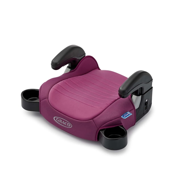 Graco TurboBooster 2.0 Asiento elevador sin respaldo para coche, Trisha, fácil de limpiar con soportes de taza de media vía