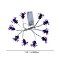 thumbnail image 3 of Cififendec Halloween Spider String Lights with 20 LED Bulbs, 118.11", Waterproof Spider Fairy Lights for Stair Railing Porch, Outdoor Yard Gothic Holiday Decor, 3 of 7