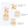 thumbnail image 5 of 2 piezas de adorno de embrión blanco, decoración de bosque, decoraciones livianas para el hogar, marionetas de animales, muñecos de clavija en blanco, accesorios para el hogar, figuras de animales, 5 of 5