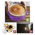 thumbnail image 5 of Protector de bandeja para tarta de queso de 2 paquetes, protector de baño de agua para molde desmontable redondo de 9,9,5 pulgadas, molde redondo para pasteles, bandejas para hornear pastele, 5 of 5