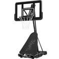 thumbnail image 1 of Best Choice Products 4.4-10ft Adjustable Regulation Basketball Hoop, Portable Goal w/Shatterproof Backboard, Ball Return, Base Gel - Black, 1 of 9
