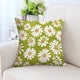 thumbnail image 1 of Funda de almohada con estampado floral | Funda de cojín cuadrada de 45 x 45 cm para sofá, cama y asiento de coche | Funda de almohada decorativa de poliéster para salón, 1 of 6
