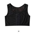 thumbnail image 2 of Sonducket Chaleco moldeador de senos, camiseta sin mangas, ropa interior Trans para el pecho, corsé corto reforzado con vendaje reforzado, ropa Prendas para la parte del cuerpo Negro METRO, 2 of 6