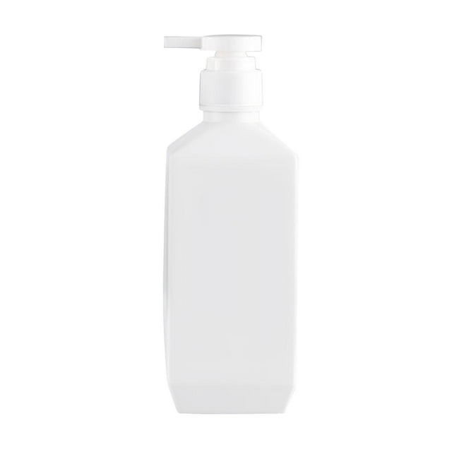 Botella dispensadora vacía de alta gama, tipo mini, para champú y desinfectante de manos. blanco 600ml