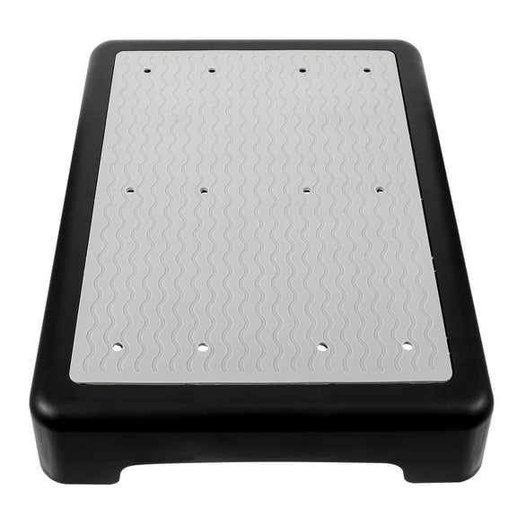UPGRATOR 1Set Step Stool for Seniors Durable and Anti-slip Gray Plastic 16.90x12.97x3.54in