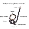 thumbnail image 4 of Opolski Home Back Button Key No Touch ID Replacement Part for Apple iPhone 6 7 8 Plus, 4 of 7