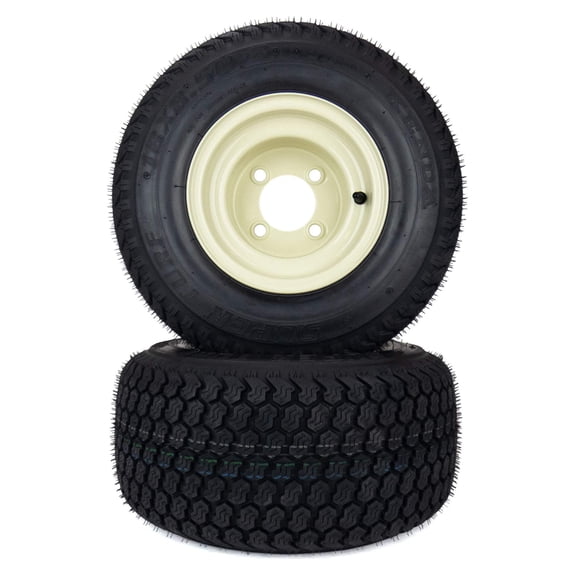 (2) Turf Tire Assemblies 18x8.50-8 Cub Cadet RZT 42" 46" 634-04293