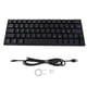 thumbnail image 2 of Teclado De Computadora, Teclado Mecánico Negro Modo Triple Pequeño Portátil Para El Hogar Para Juegos Para La Oficina, 2 of 7