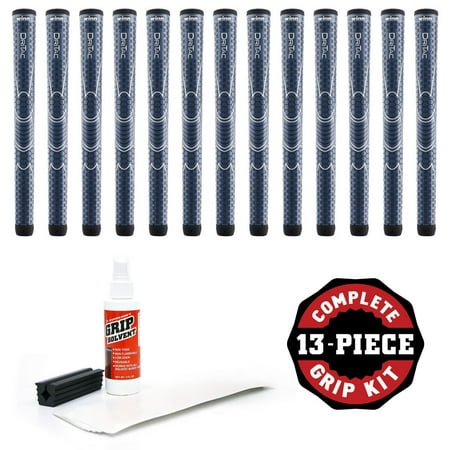 Winn Dri-Tac Oversize Blue - 13 pc Golf Grip Kit (with tape, solvent, vise