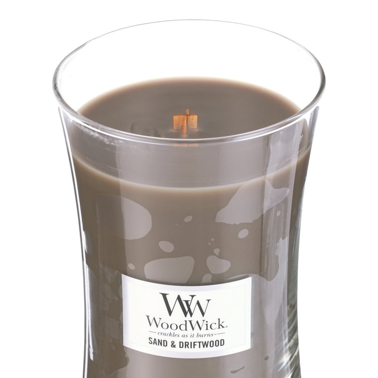Sand & Driftwood WoodWick® Large Hourglass Candle - Large Hourglass Candles