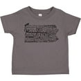 thumbnail image 3 of Inktastic Pennsylvania State word salad Boys or Girls Toddler T-Shirt, 3 of 5