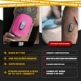 thumbnail image 4 of Skin Grip Dexcom G6 Patches - 20 Pack, Waterproof CGM Glucose Monitor Adhesive Covers, Durable Long-Lasting Sensor Patches - Pink, 4 of 8