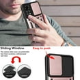 thumbnail image 4 of Case for Xiaomi Redmi Note 11 4G (Not 5G) with Slide Camera Cover, Heavy Duty Military Grade Protection Phone Case with Ring Stand for Xiaomi Redmi Note 11 4G/Redmi Note 11S SJ Rose Gold, 4 of 14