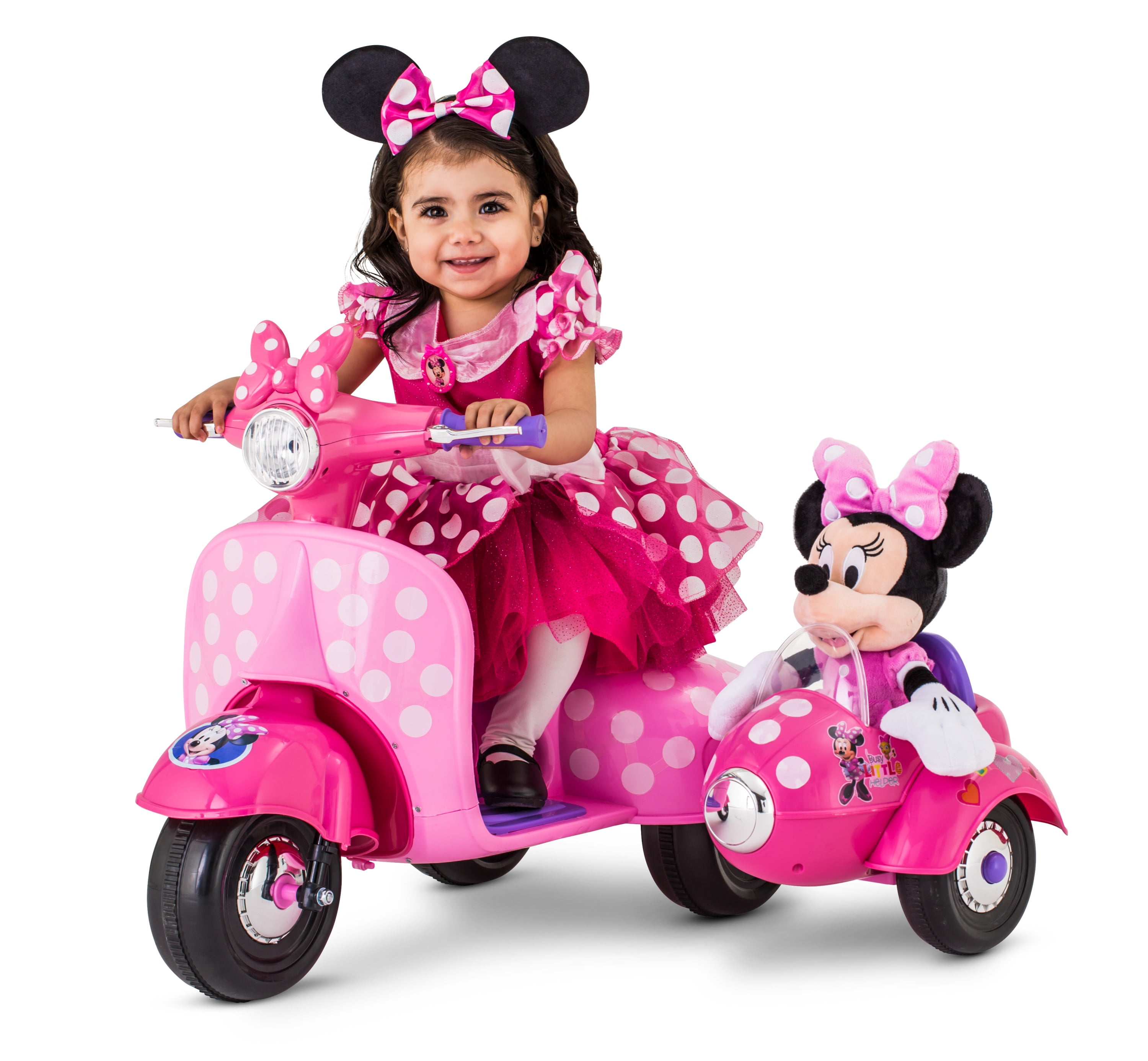 Disney Minnie Mouse Happy Helpers Scooter with Sidecar