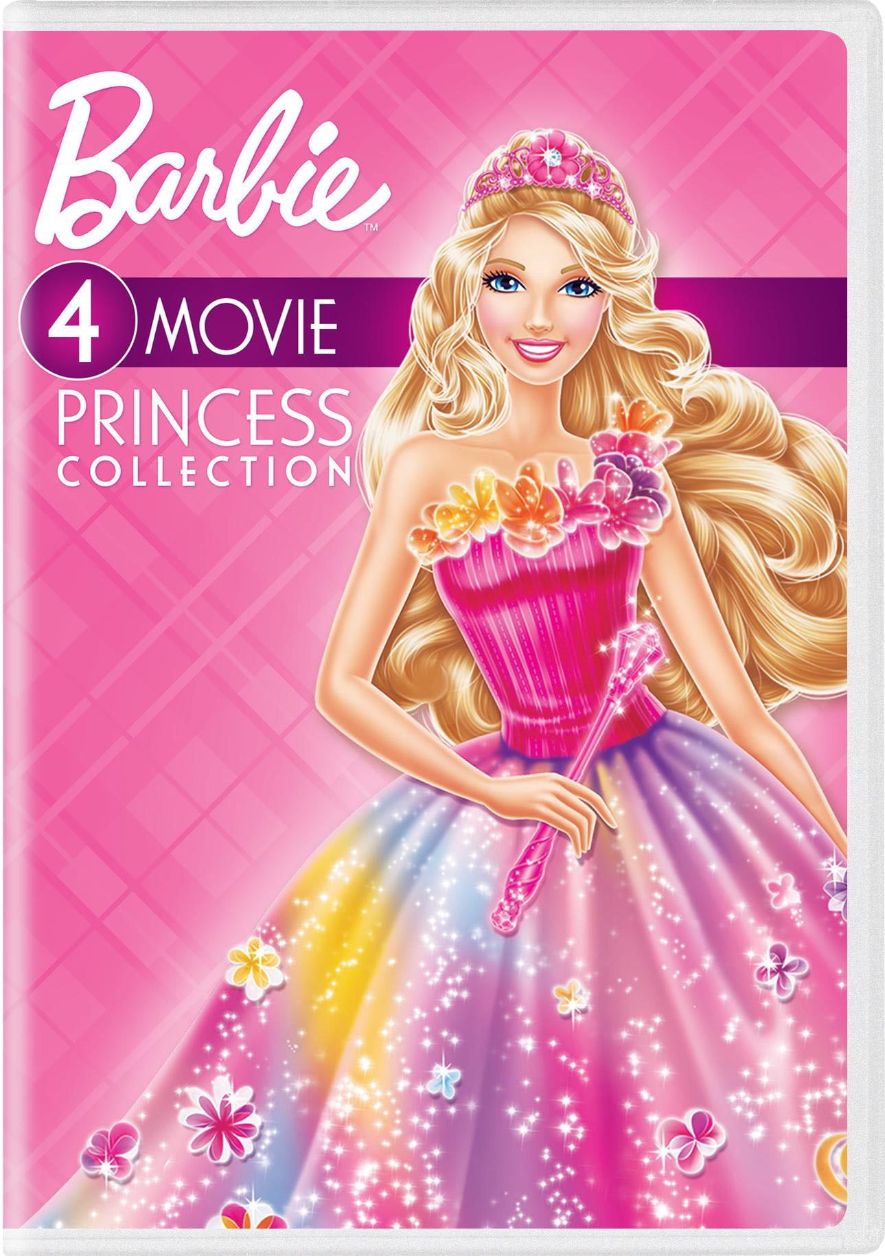 Barbie 4-Movie Princess Collection (Barbie as The Princess and the Pauper / Barbie & The Diamond Castle / Barbie: Princess Charm School / Barbie and The Secret Door) (DVD)