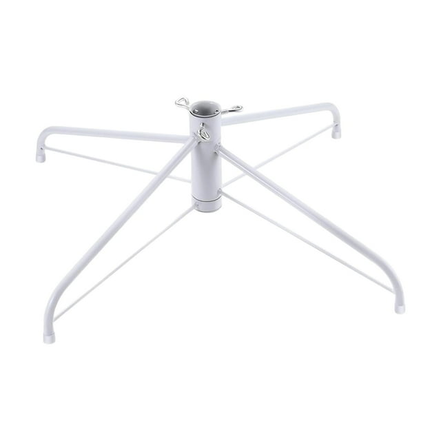 Zentra Christmas Tree Stand Foldable Metal Easy Installation Replacement Xmas Tree Base 22mm Tube x 50cm