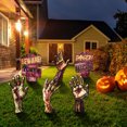 thumbnail image 4 of Coolmade Halloween Decorations Beware Signs Yard Stakes Outdoor Creepy Assorted Warning Sign,Scary Zombie Theme Party Decor Supplies,6 Pieces,16.5" x 12.2", 4 of 7