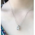thumbnail image 7 of 0.5 Ct Moissanite Pendant Necklace, Round Cut Moissanite Necklace in 925 Sterling Silver, 7 of 7