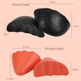 thumbnail image 6 of 3 Pairs Pu Foam Toe Plug Insert for Men Women Soft Anti-wear Toe Filled Insole High Heels Pain Relief Protector Adjustable Half Size Pad, 6 of 6