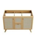 thumbnail image 4 of Modway Soma 48” Double Sink Bathroom Vanity in Oak Black, 4 of 17