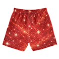 thumbnail image 2 of Kids' Beach Pants Comfortable Swim Trunks Red Flashing Pattern Shorts for Pool Vacation and Lounge Wear X-Large, 2 of 8