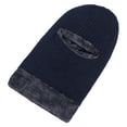 thumbnail image 3 of iHPH7 Ski Mask Hat with Scarf Attached Winter Accessories Hat Scarf Windproof Scarf Hats Warm Hat Winter Hat Navy One Size, 3 of 4