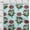Baby Blue, variant on oneOone Viscose Jersey Baby Blue Fabric Floral Block Craft Projects Decor Fabric Printed By The Yard 60 Inch Wide