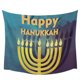 thumbnail image 1 of Tapiz Colgante De Pared De Poliéster, Decoración Del Hogar De Hanukkah, Tapiz Impreso Único Para El Hogar Para Dormitorio, Sala De Estar, Regalo De Fiesta Monstrate HA027037-04, 1 of 6