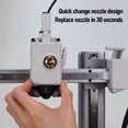 thumbnail image 3 of High Flowrate Brass Nozzle Hot End Kit Removable Threaded Nozzle for A1 A1 Mini PLA ABS PETG TPU PC Nylon Ceramic Hotend Print Head, 3 of 7