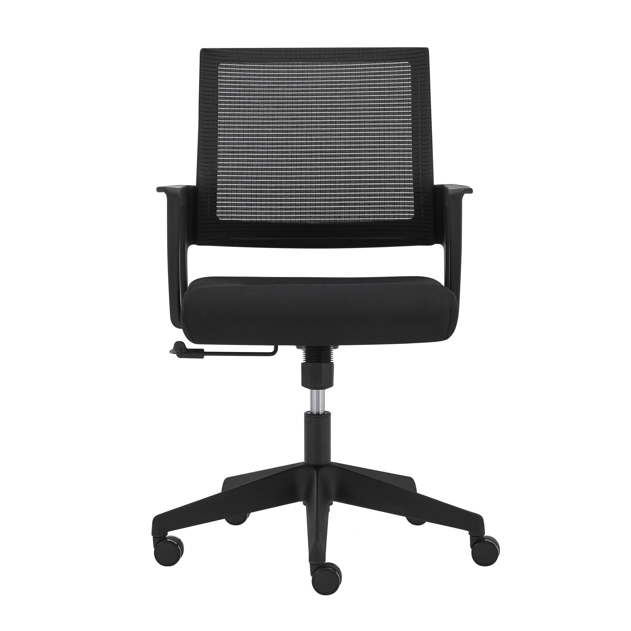25.99" X 25.2" X 37.01" Black Fabric/Mesh Office Chair - Walmart.com
