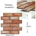 thumbnail image 3 of NOGIS 3D Wall Panels Peel and Paste 3D Brick Wallpaper Interior Wall Décor,10 Pack Waterproof Wall Panel Stone Wall Panels for Living Room,Lobby Bedroom Hotel Office Decor (B), 3 of 7