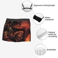 thumbnail image 3 of Yiaed Dark Skull King Throne Print Men's Soft Cotton Boxer Shorts Breathable Boxers Underwear Moisture-Wicking Underwear Stretch Boxer Briefs for Man-X-Large, 3 of 5