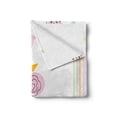 thumbnail image 2 of Dandelion Soft Flannel Fleece Throw Blanket, Colorful Wildflowers with Line Art Design Abstract Composition Gentle Nature, Cozy Plush for Indoor and Outdoor Use, 50" x 60", Multicolor, by Ambesonne, 2 of 6