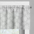 thumbnail image 5 of Ambesonne Christmas Valance & Curtain, Snow, 55"x45", Grey White, 5 of 7