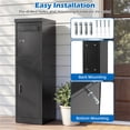 thumbnail image 6 of Dual Compartment Parcel Drop Box Galvanized Steel Code Lock Key Lock, 6 of 10
